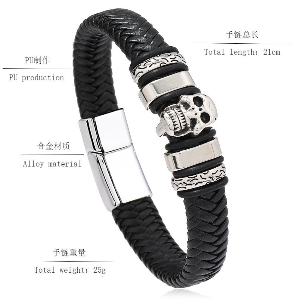 Skull bracelet New design bracelet personality Hip-Hopk style