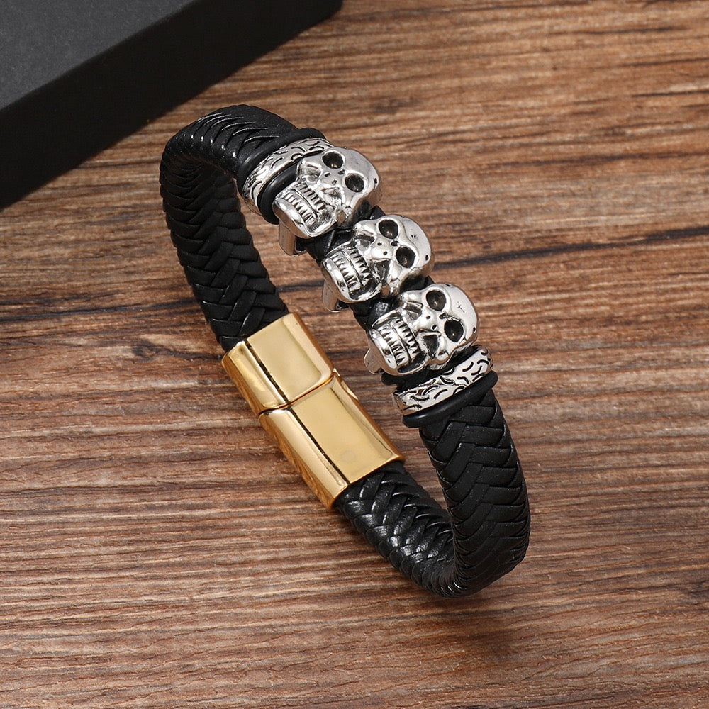 Skull bracelet New design bracelet personality Hip-Hopk style